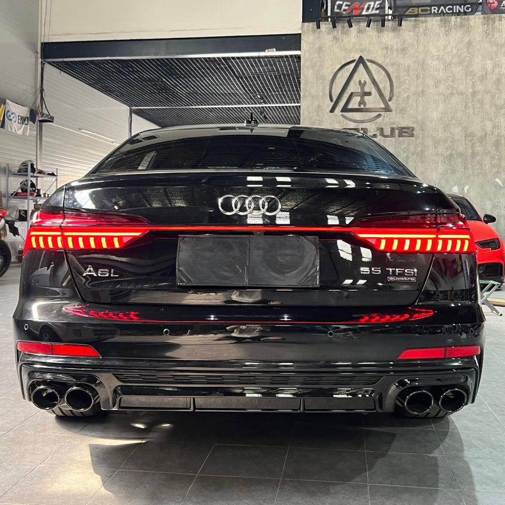 Diffuser and exhaust tips Audi A6 C8/8.5 Sedan/Avant (2018-2025)