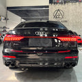 Diffuser and exhaust tips Audi A6 C8/8.5 Sedan/Avant (2018-2025)