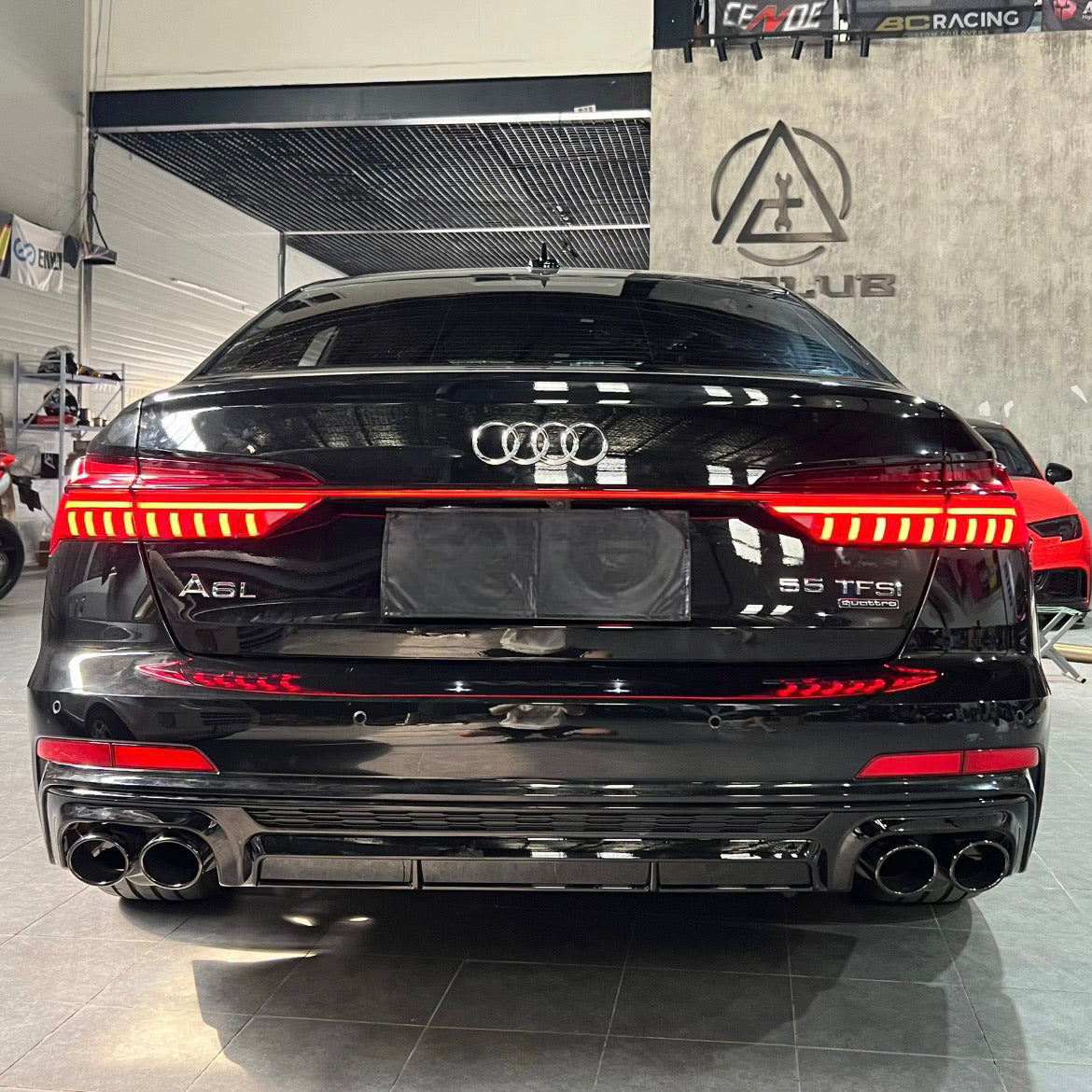 Diffuser and exhaust tips Audi A6 C8/8.5 Sedan/Avant (2018-2025)