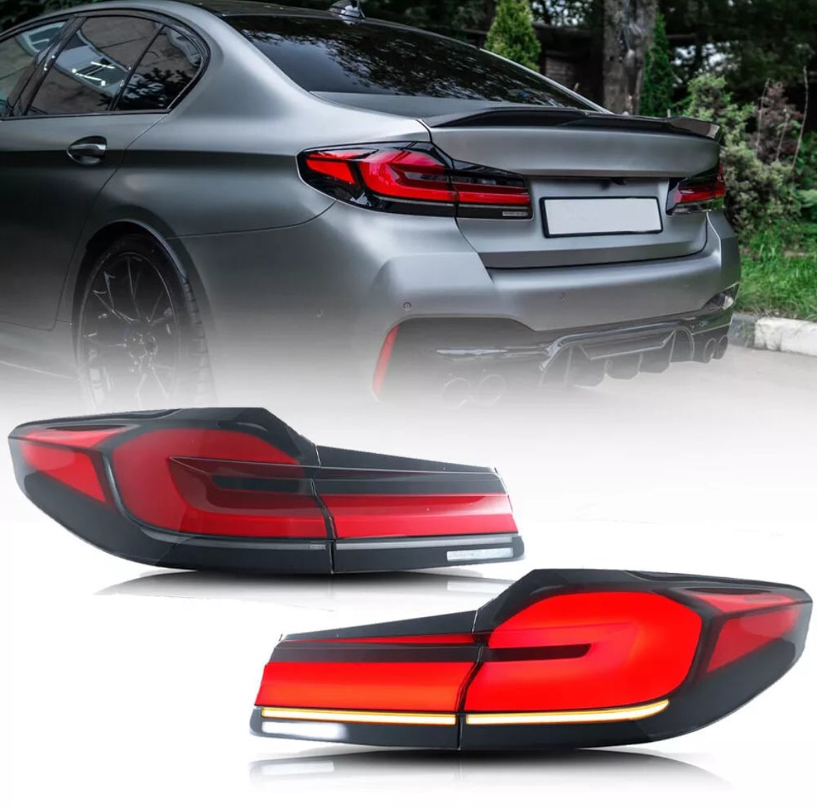 LCI style LED Taillights - BMW 5-Series G30 (2017-2020)