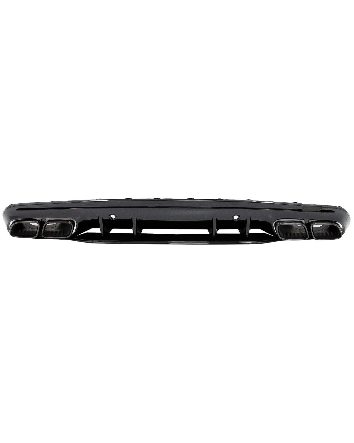 Mercedes C-Class W205/S205 63 AMG Style Diffuser With Exhaust Tips (2014-2021)