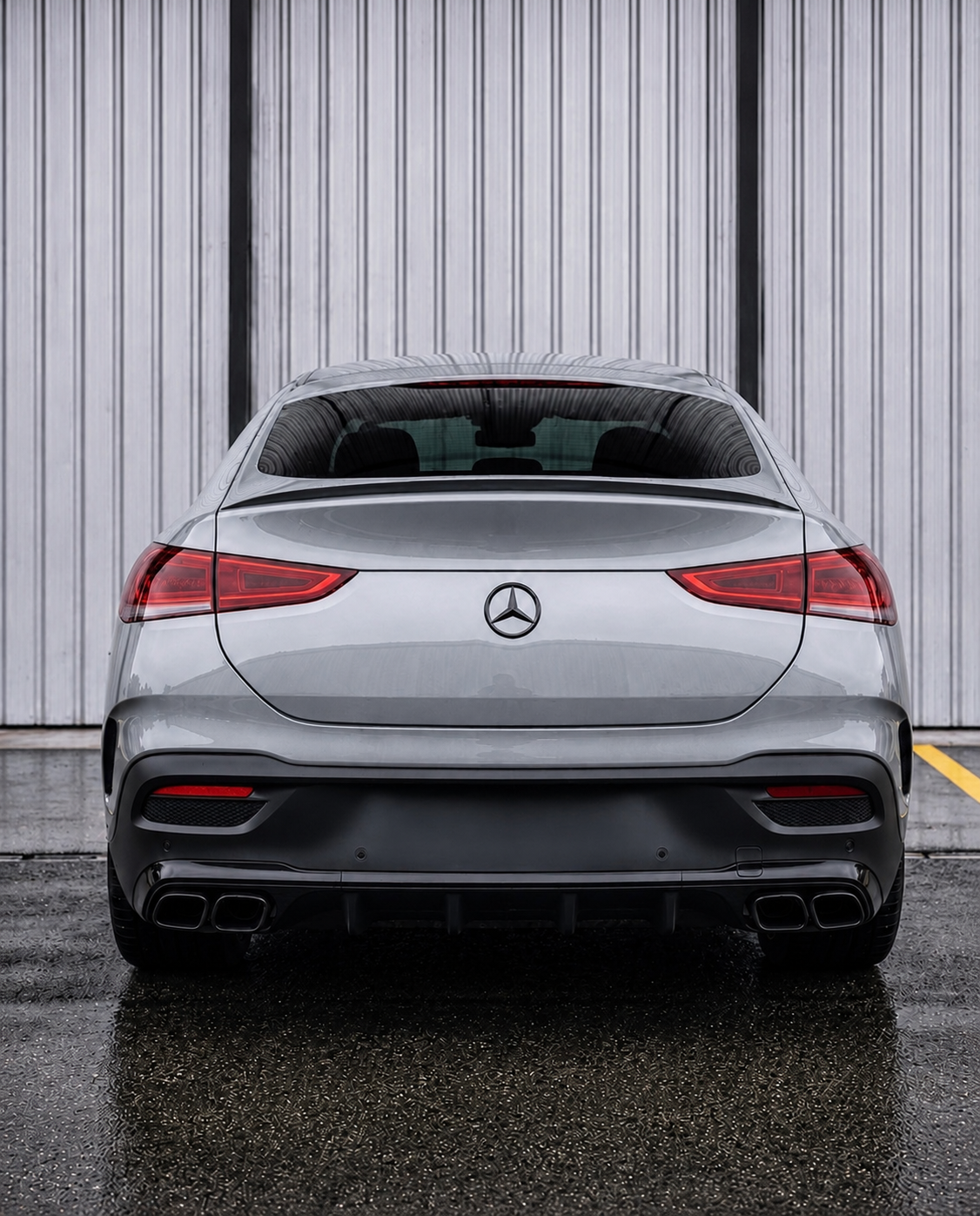 Mercedes GLE C167 Diffuser With Exhaust Tips (2019+)