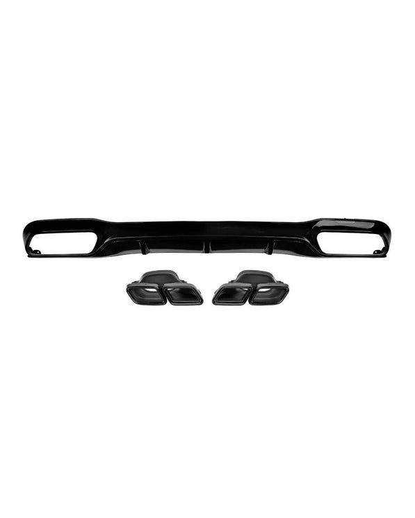 Mercedes E-Class W213/S213 Diffuser With Exhaust Tips (2016-2020)
