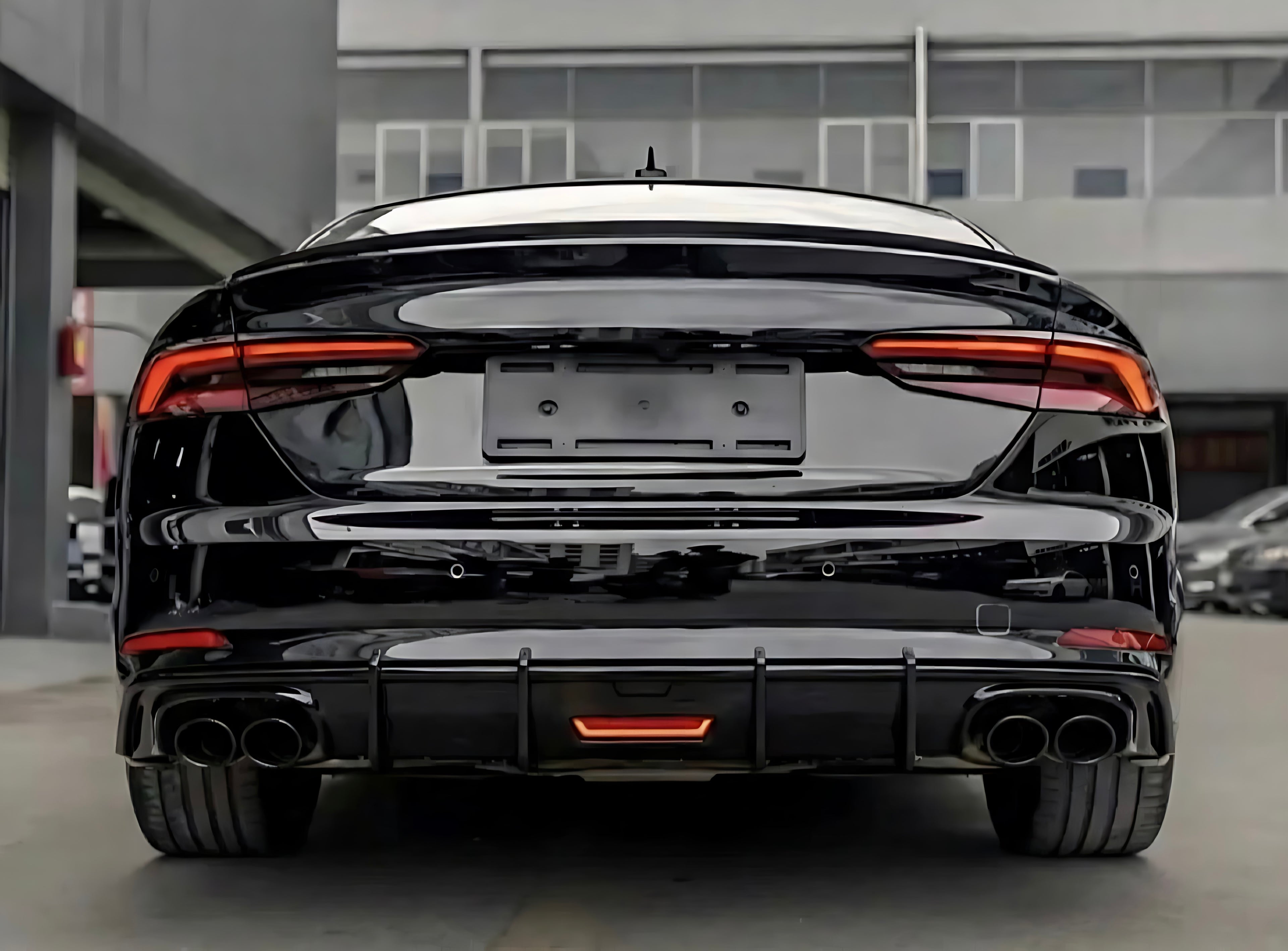 Duffiser and exhaust tips Audi A5/S5 B9 (2017-2020)