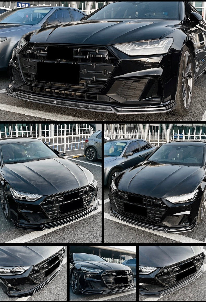 Front lip spoiler - Audi A7 (2018-2025) S-line
