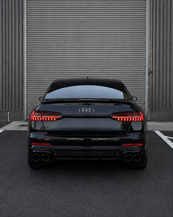 Audi A6/S6 Sedan/Avant C8/8.5 Diffuser With Exhaust Tips (2018-2025)