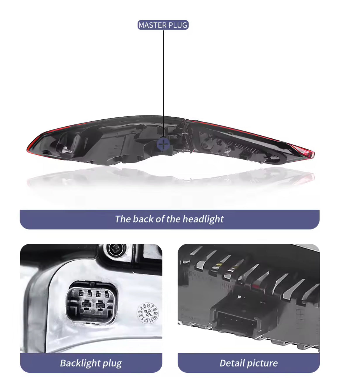 LCI style LED Taillights for Bmw 4-series G22/23/82 (2020-2025)