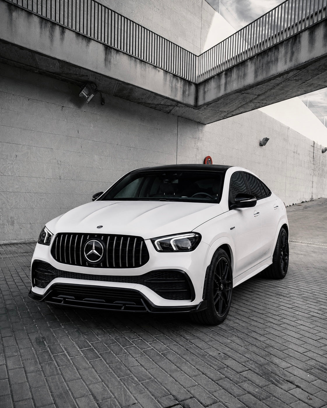 Mercedes GLE W167/C167 Pre-Facelift Front Lip Spoiler (2019-2023)