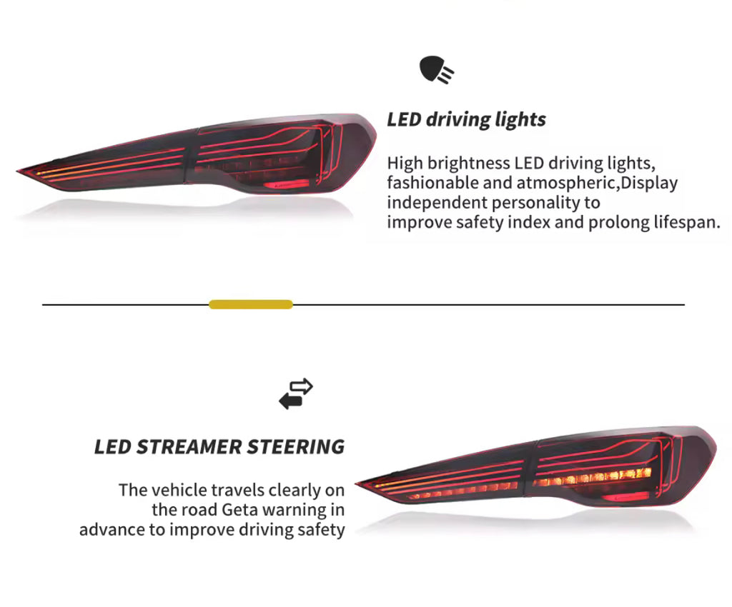 LCI style LED Taillights for Bmw 4-series G22/23/82 (2020-2025)