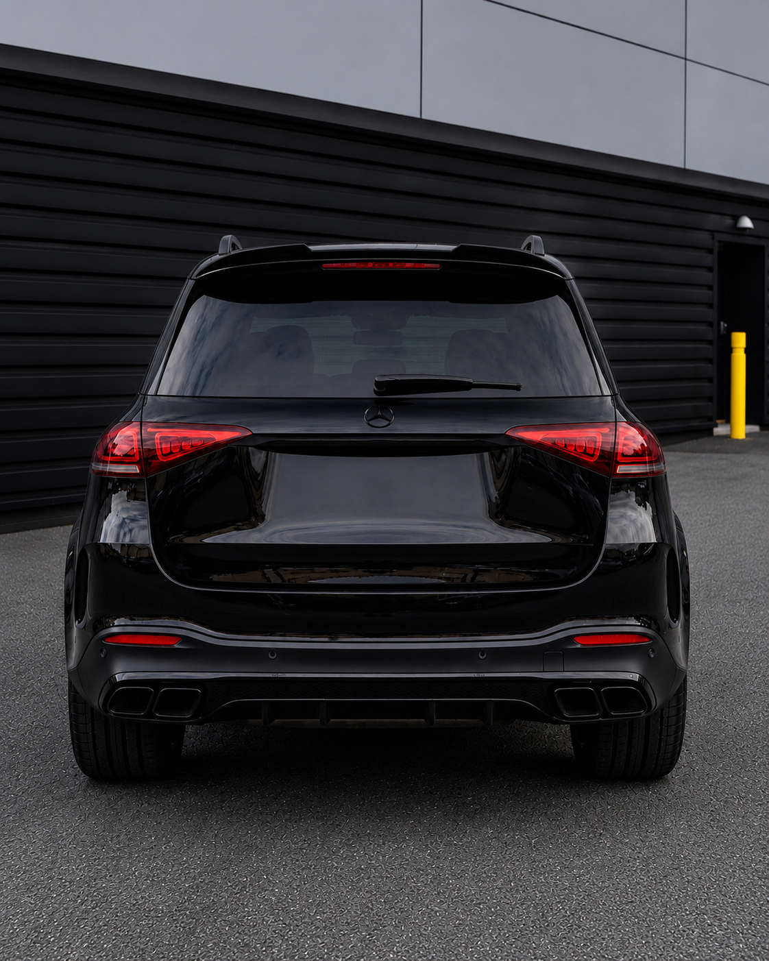 Mercedes GLE W167 Diffuser With Exhaust Tips (2019+)