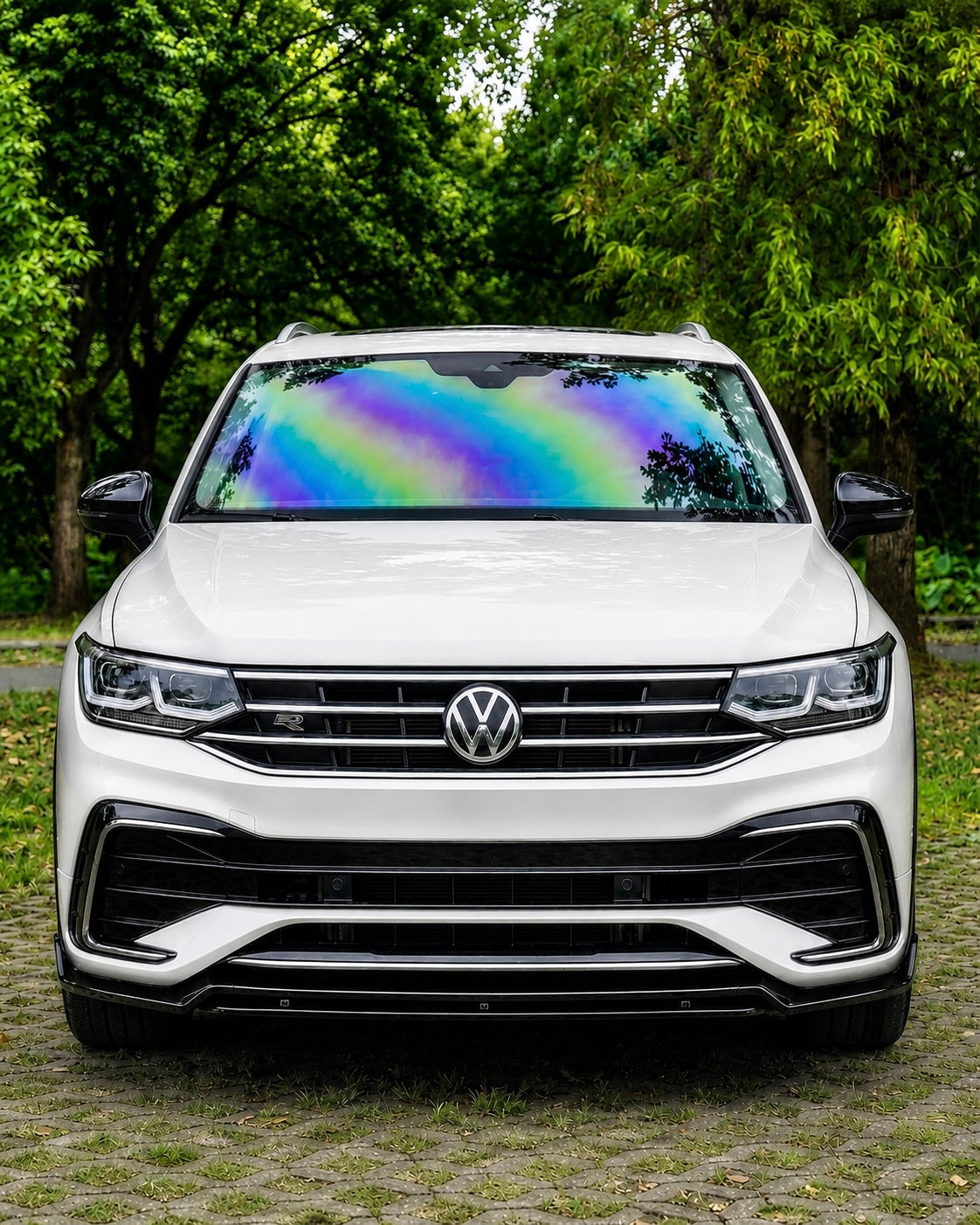 Volkswagen Tiguan MK2.5 R/R-Line Facelift Front Lip Spoiler (2020-2024)