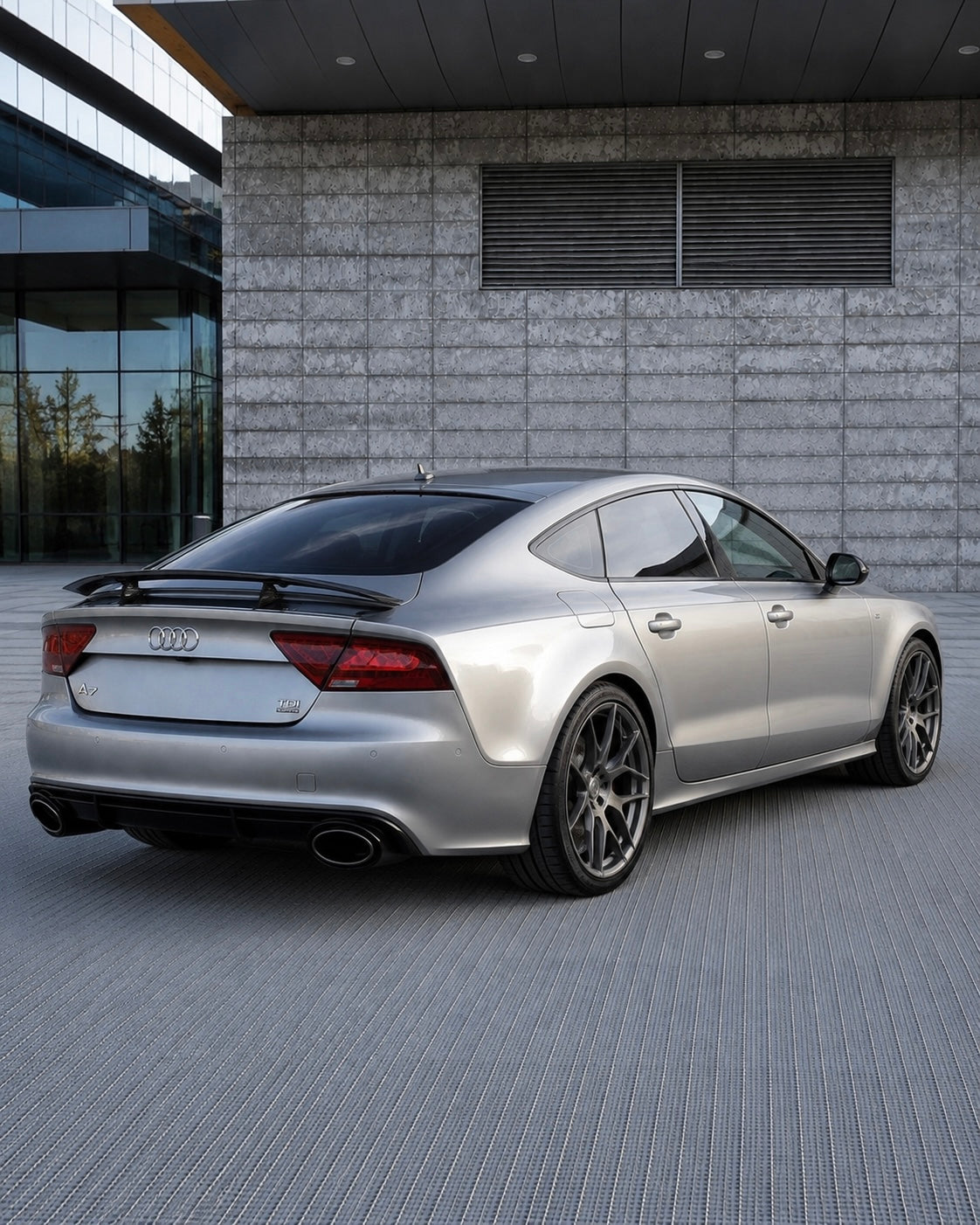 Audi A7 C7 Standart Pre-Facelift Diffuser & Exhaust Tips (2010-2014)