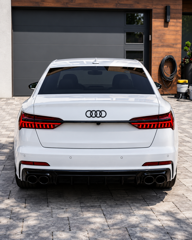 Audi A6/S6 Sedan/Avant C8/8.5 Diffuser With Exhaust Tips (2018-2025)
