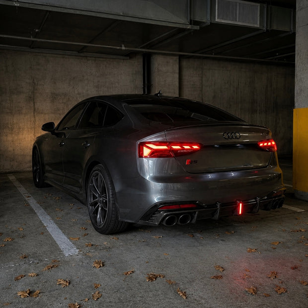 Audi A5/S5 B9.5 Facelift LED Diffuser With Exhaust Tips (2020-2024)