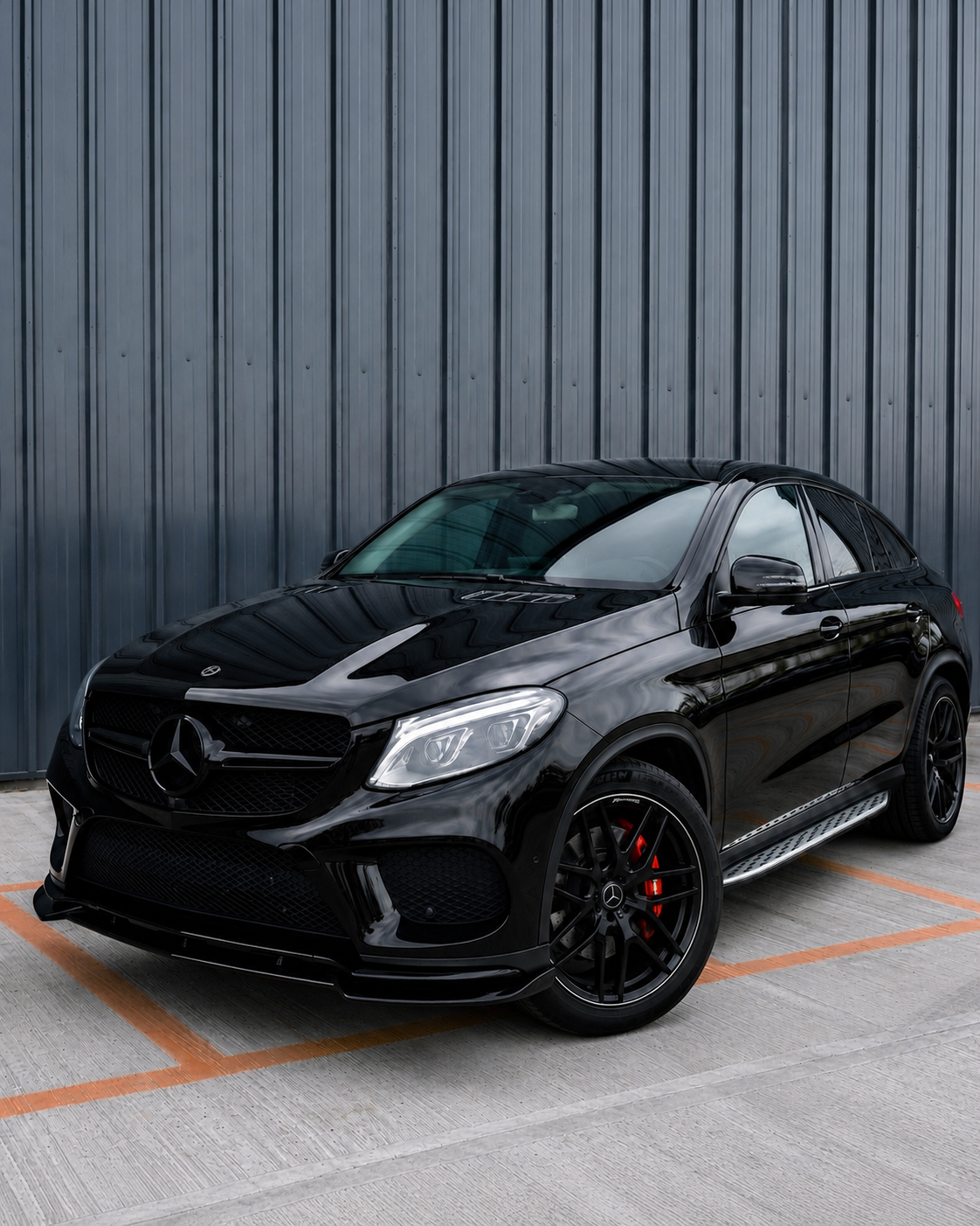 Mercedes GLE W166/292 Front Lip Spoiler (2015-2019)