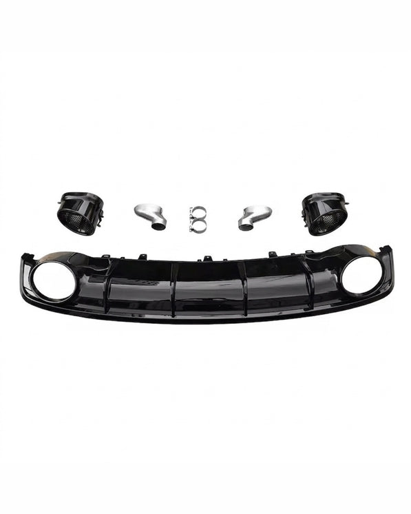 Audi A7/S7 C7.5 Facelift Diffuser With Exhaust Tips (2014-2018)