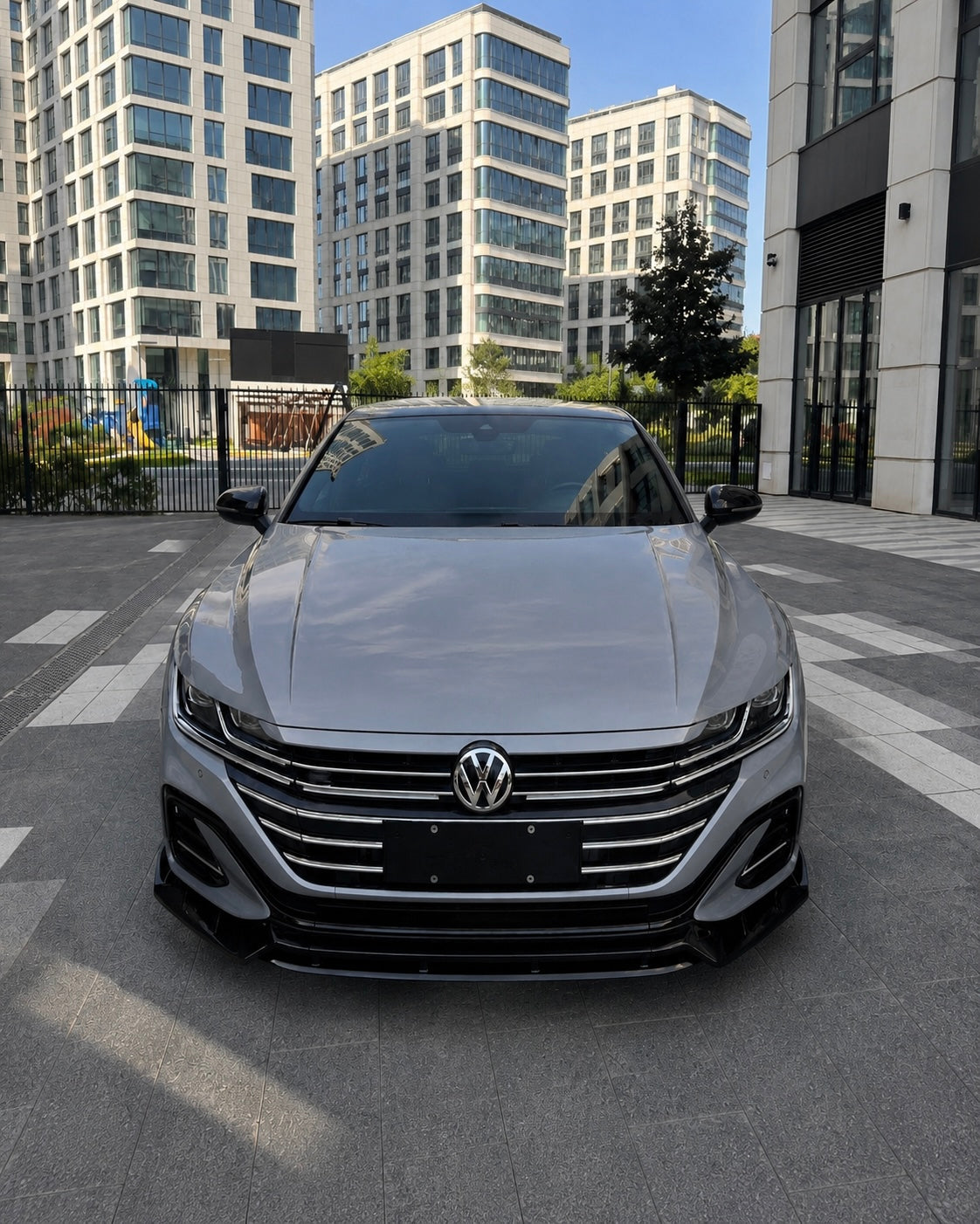 Volkswagen Arteon R-Line Facelift Front Lip Spoiler (2020-2024)