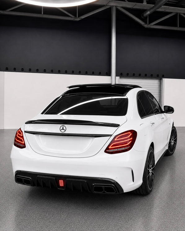 Mercedes C-Class W205 Ducktail Trunk Spoiler (2014-2021)