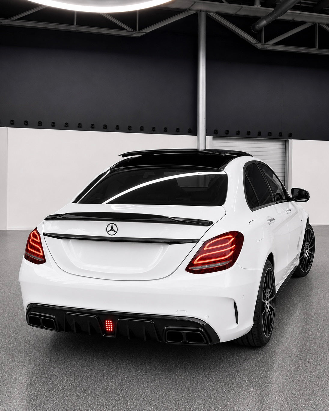 Mercedes C-Class W205 Ducktail Trunk Spoiler (2014-2021)