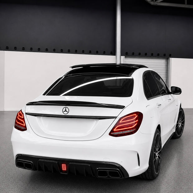 Mercedes C-Class W205 Ducktail Trunk Spoiler (2014-2021)