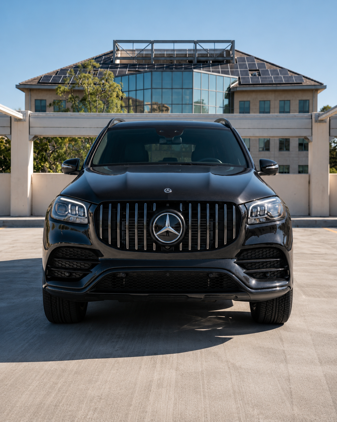 Mercedes GLS X167 Pre-Facelift Silver Panamericana Grille (2019-2023)