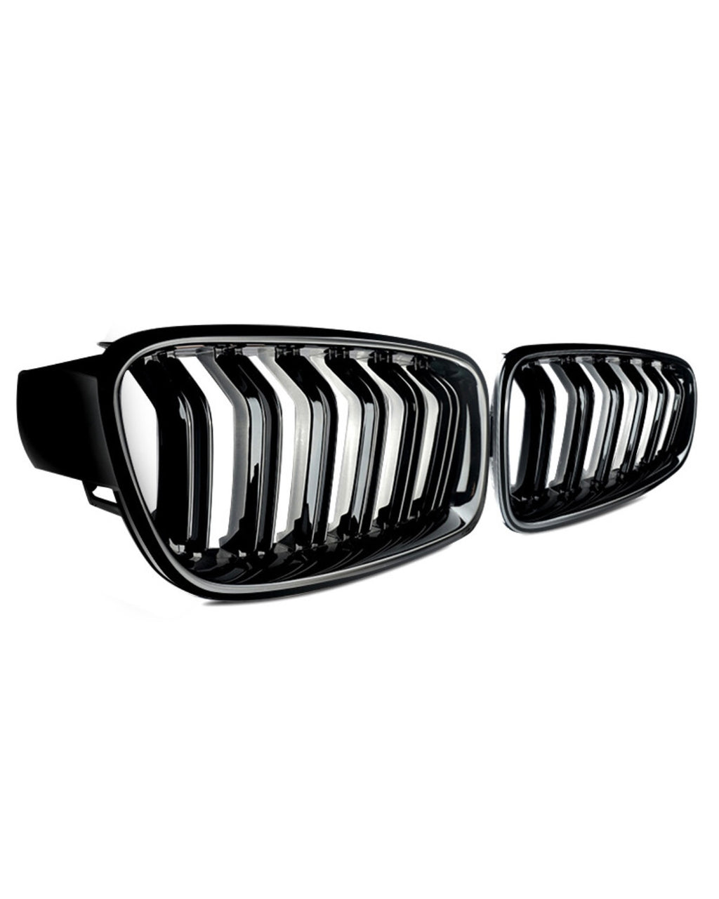 BMW 3-Series F30 F31 | M3 F80 Black Double Line Grille (2012-2018)