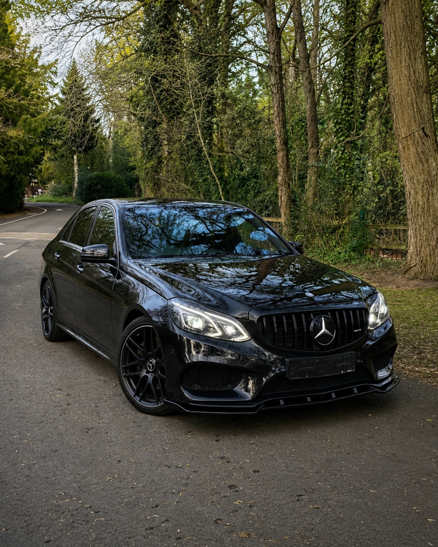 Mercedes E-Class W212/S212 Facelift Front Lip Spoiler (2013-2016)