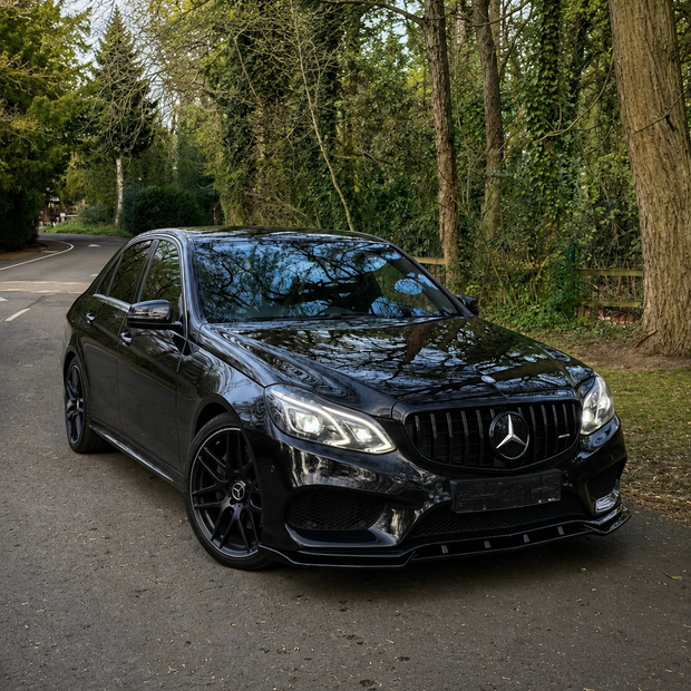 Mercedes E-Class W212/S212 Facelift Front Lip Spoiler (2013-2016)