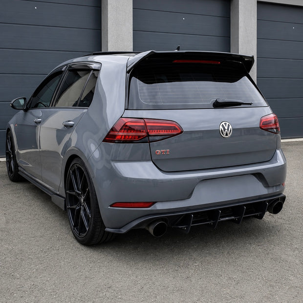 Volkswagen Golf 7.5 (MK7) GTI Facelift Diffuser Extention (2017-2020)