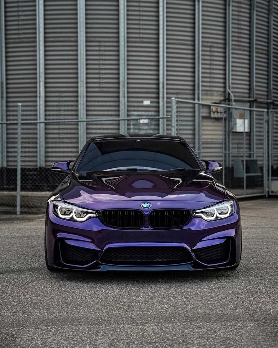 BMW 3-Series F30 To M3 F80 Front Bumper Set (2012-2018)