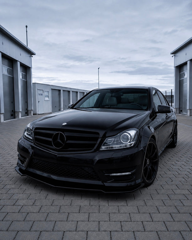 Mercedes C-Class W204/S204 Facelift Front Lip Spoiler (2011-2014)