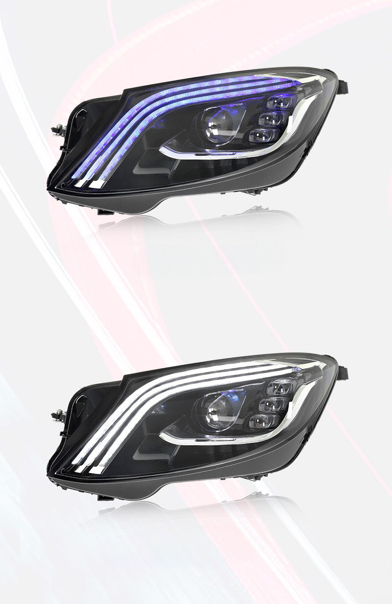 Facelift style LED Headlights - Mercedes S-class W222 (2013-2017)