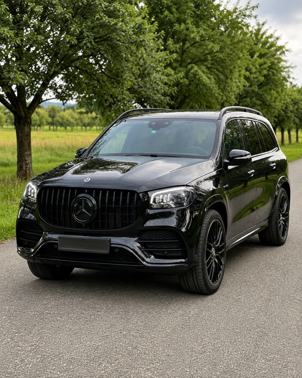 Mercedes GLS X167 Pre-Facelift Black Panamericana Grille (2019-2023)