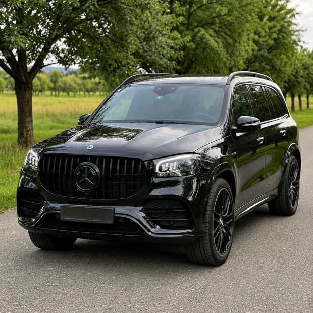 Mercedes GLS X167 Pre-Facelift Black Panamericana Grille (2019-2023)