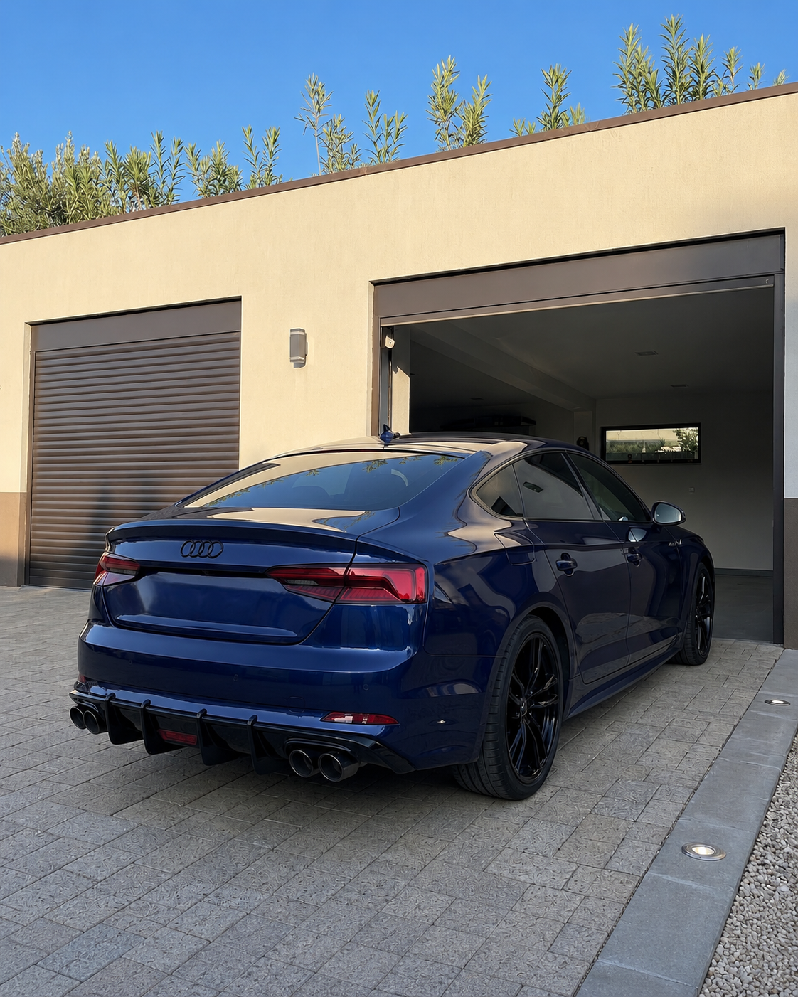 Audi A5/S5 B9 Diffuser With Exhaust Tips (2016-2019)