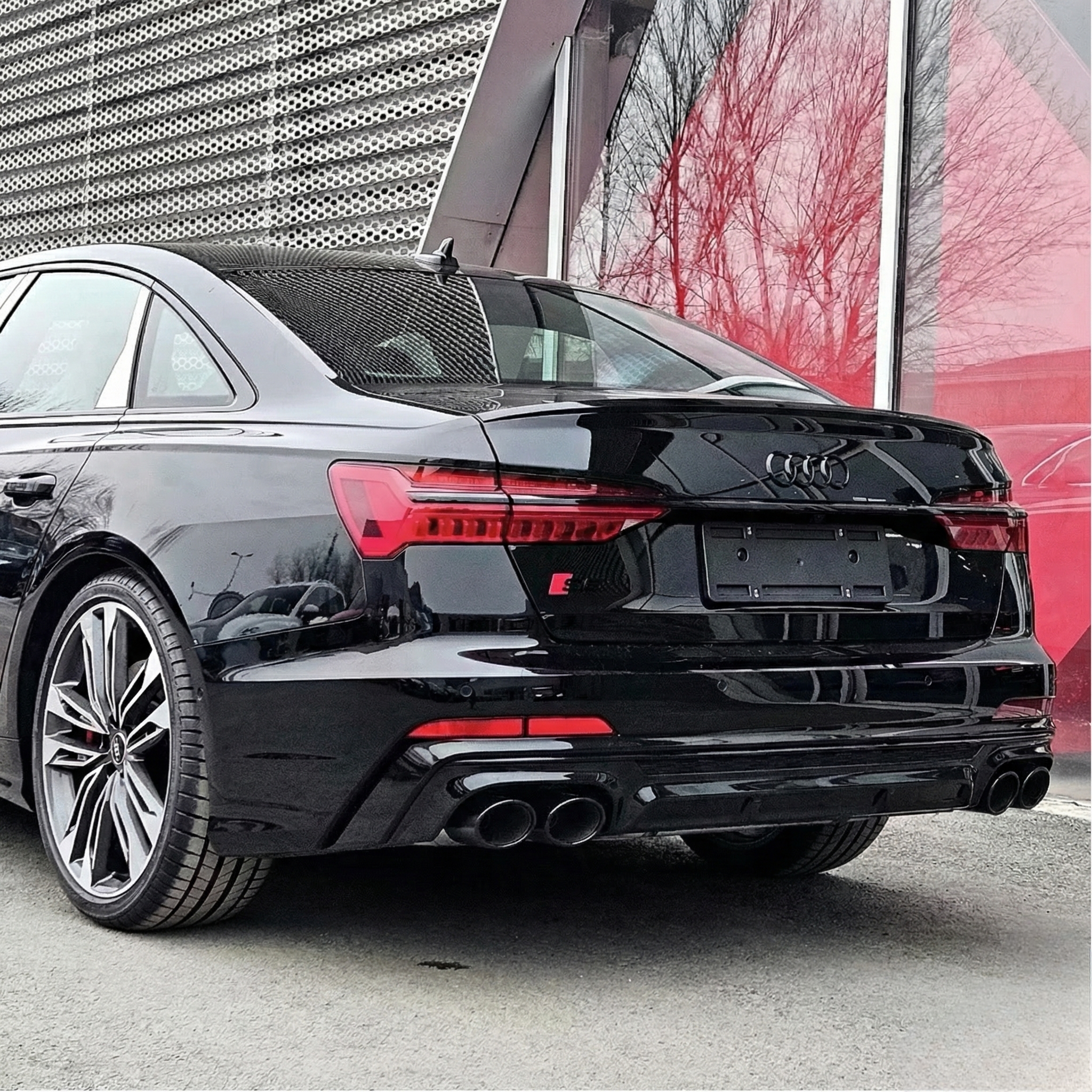 Diffuser and exhaust tips Audi A6 C8/8.5 Sedan/Avant (2018-2025)
