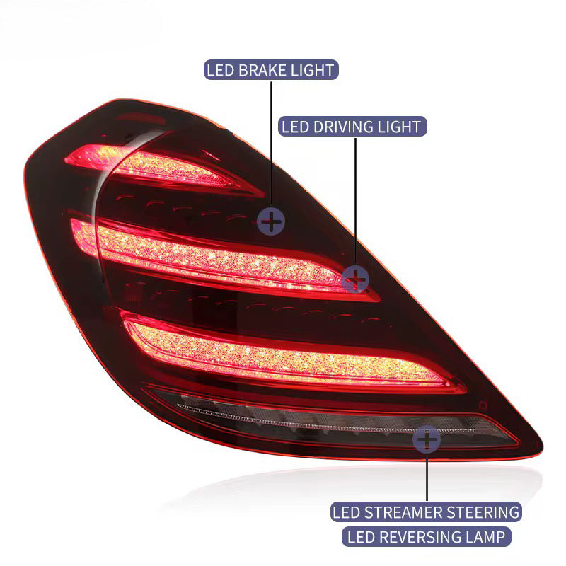 Facelift style LED Taillights - Mercedes S-class W222 (2013-2017)
