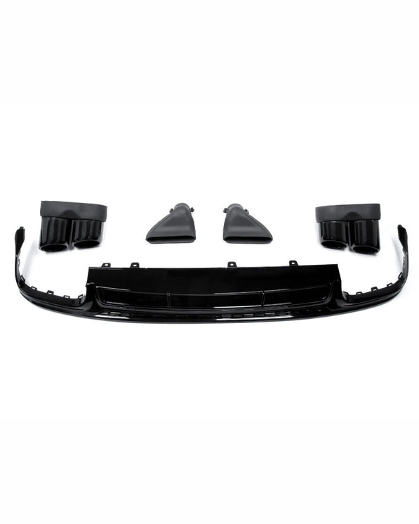 Audi A6/S6 Sedan/Avant C8/8.5 Diffuser With Exhaust Tips (2018-2025)