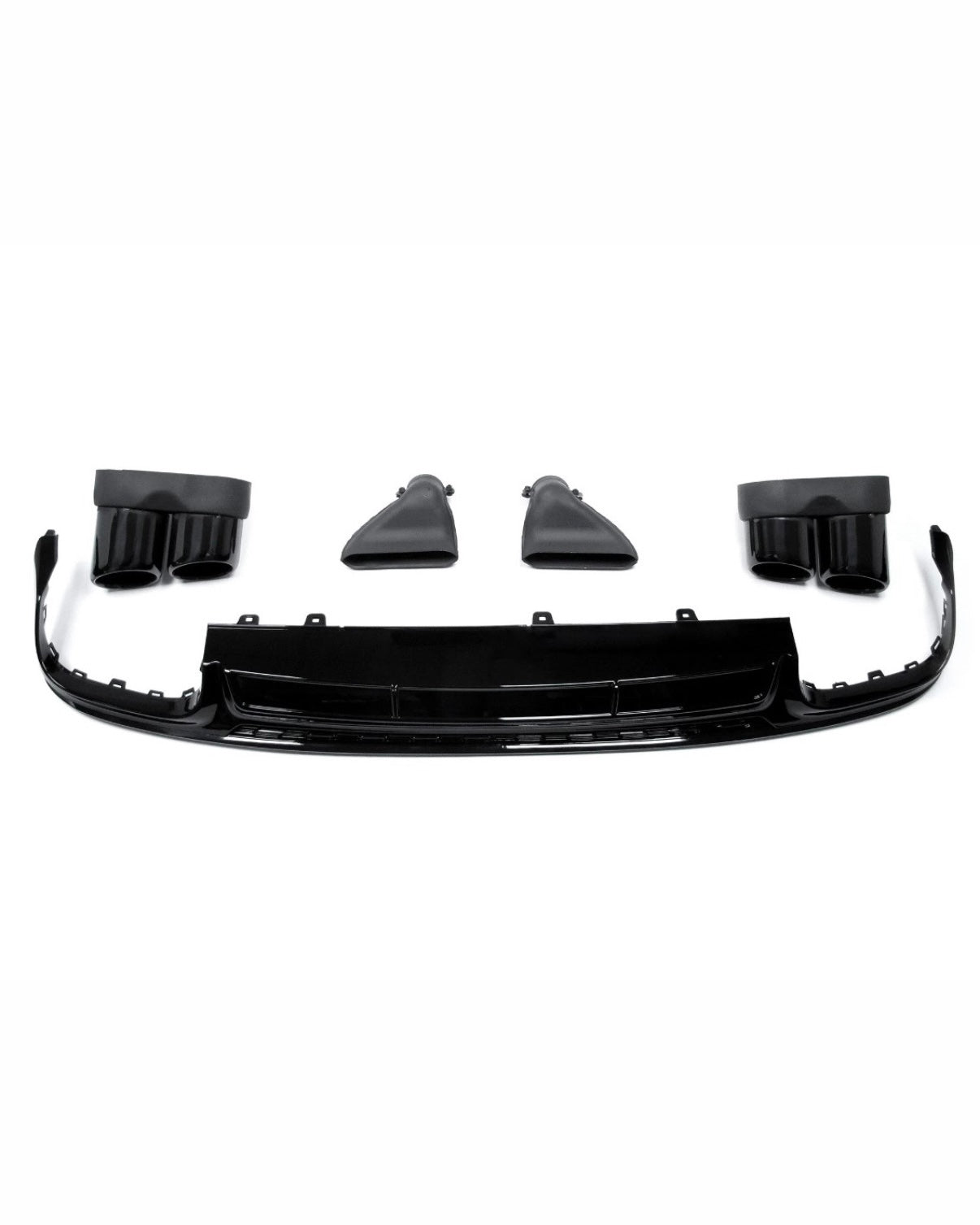 Audi A6/S6 Sedan/Avant C8/8.5 Diffuser With Exhaust Tips (2018-2025)