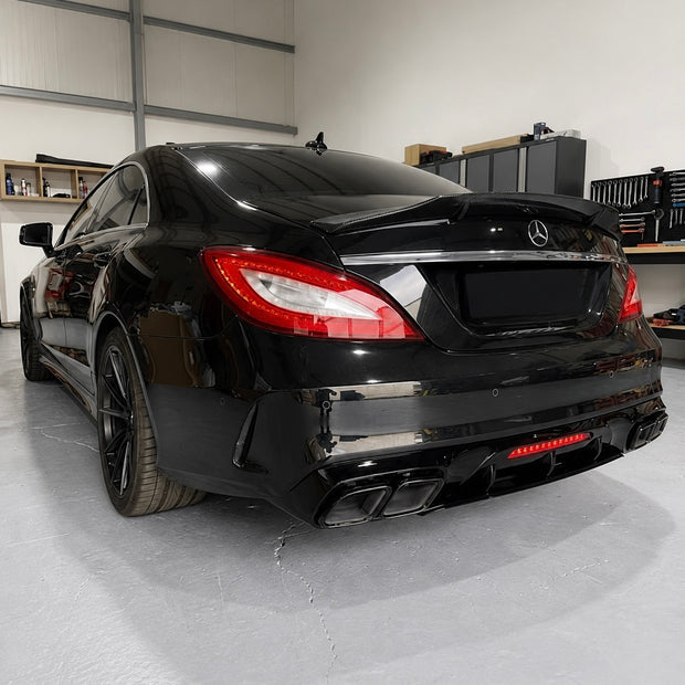 Mercedes CLS W218/S218 Diffuser With Exhaust Tips (2011-2018)