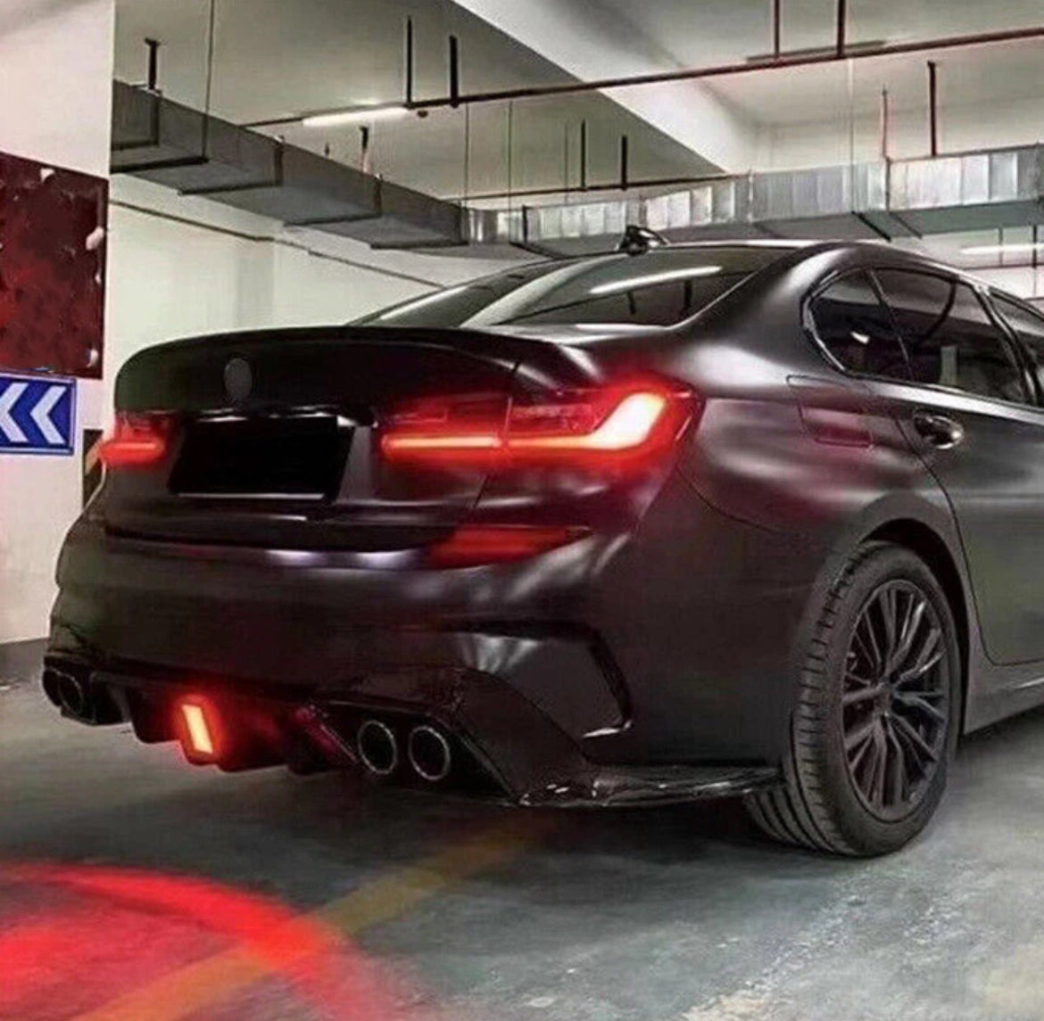 Rear diffuser Bmw 3-series G20 (2018-2025) M-sport