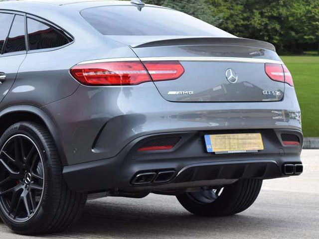 Rear diffuser with exhaust tips  - Mercedes GLE Coupe C292 (2015-2019) AMG-line