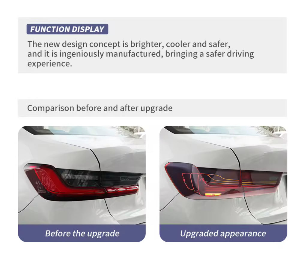 CSL style LED Taillights - Bmw 3-series G20/80 (2019-2025)