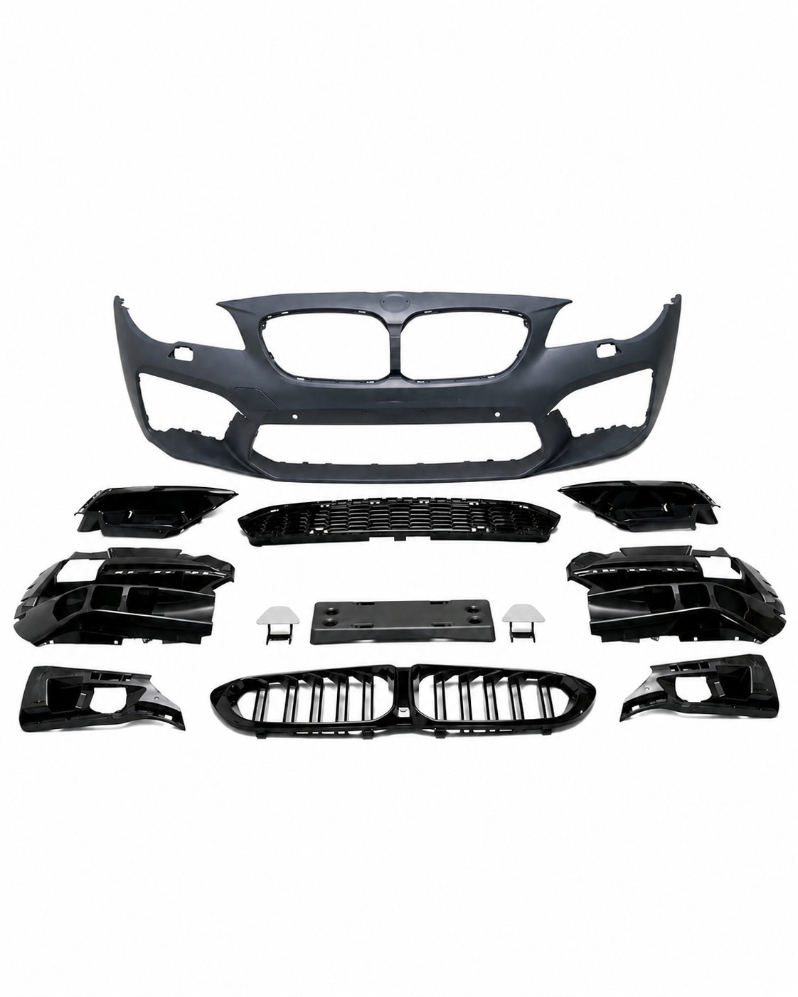 BMW 5-Series F10 Front Bumper Set (2010-2017)