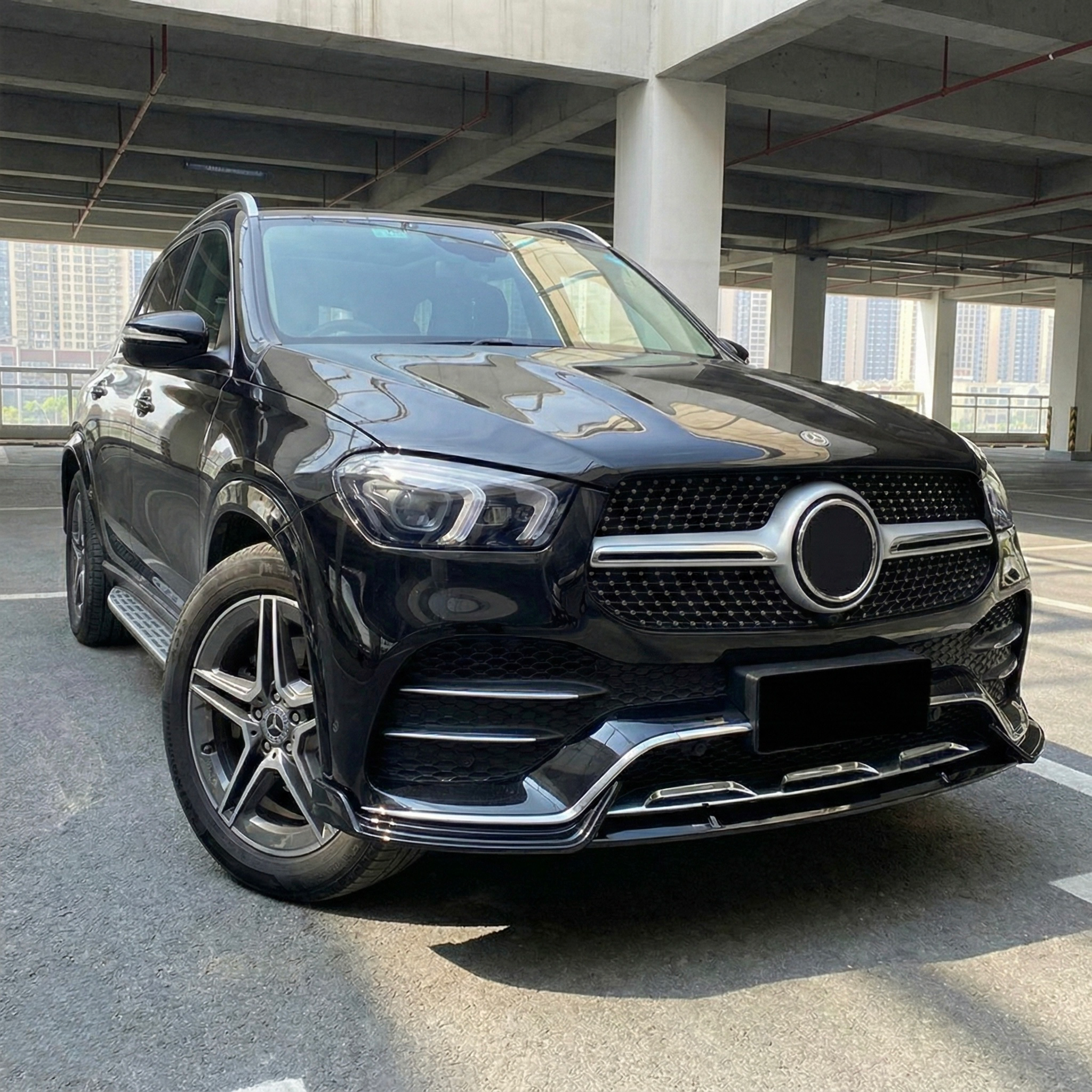 Front Lip Spoiler Mercedes GLE W167/C167 (2019-2023)