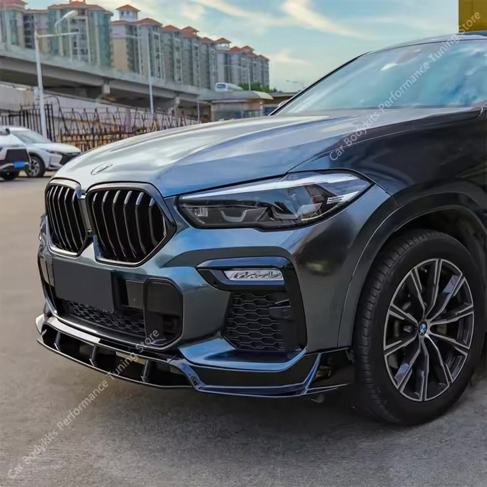 Front lip spoiler for - Bmw X6 G06 (2019-2023) M-sport