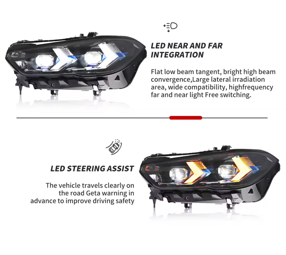 LCI style Full LED Headlights BMW X5 G05 (2018-2023)