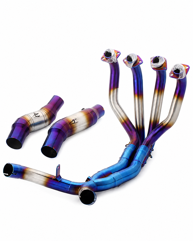 Kawasaki Z1000 2010-2019 Exhaust System Burned Titanium Color 51mm