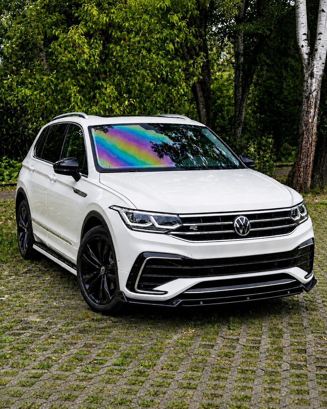 Volkswagen Tiguan MK2.5 R/R-Line Facelift Front Lip Spoiler (2020-2024)