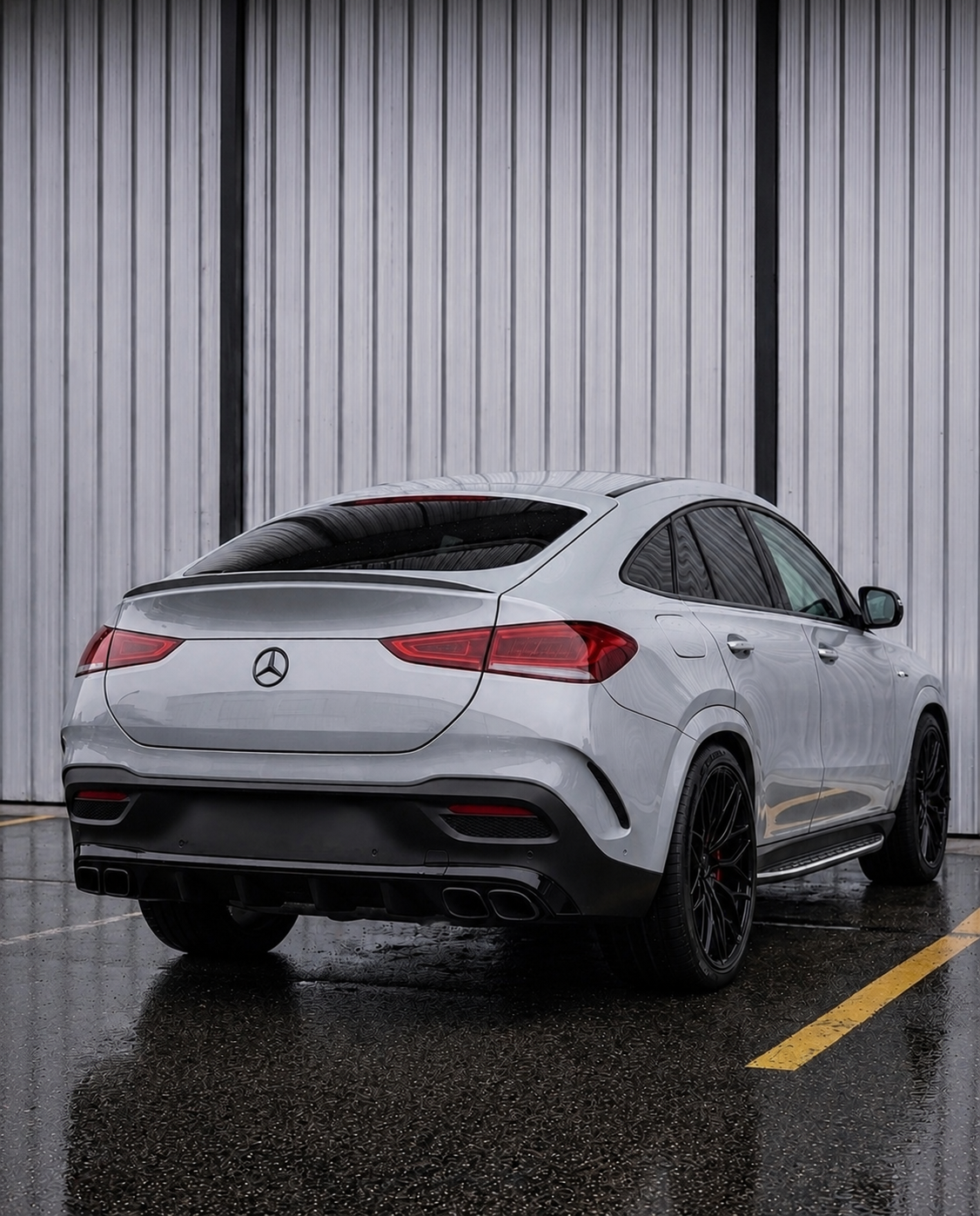 Mercedes GLE C167 Diffuser With Exhaust Tips (2019+)